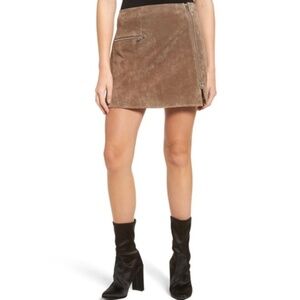 BLANKNYC Suede Mini Skirt